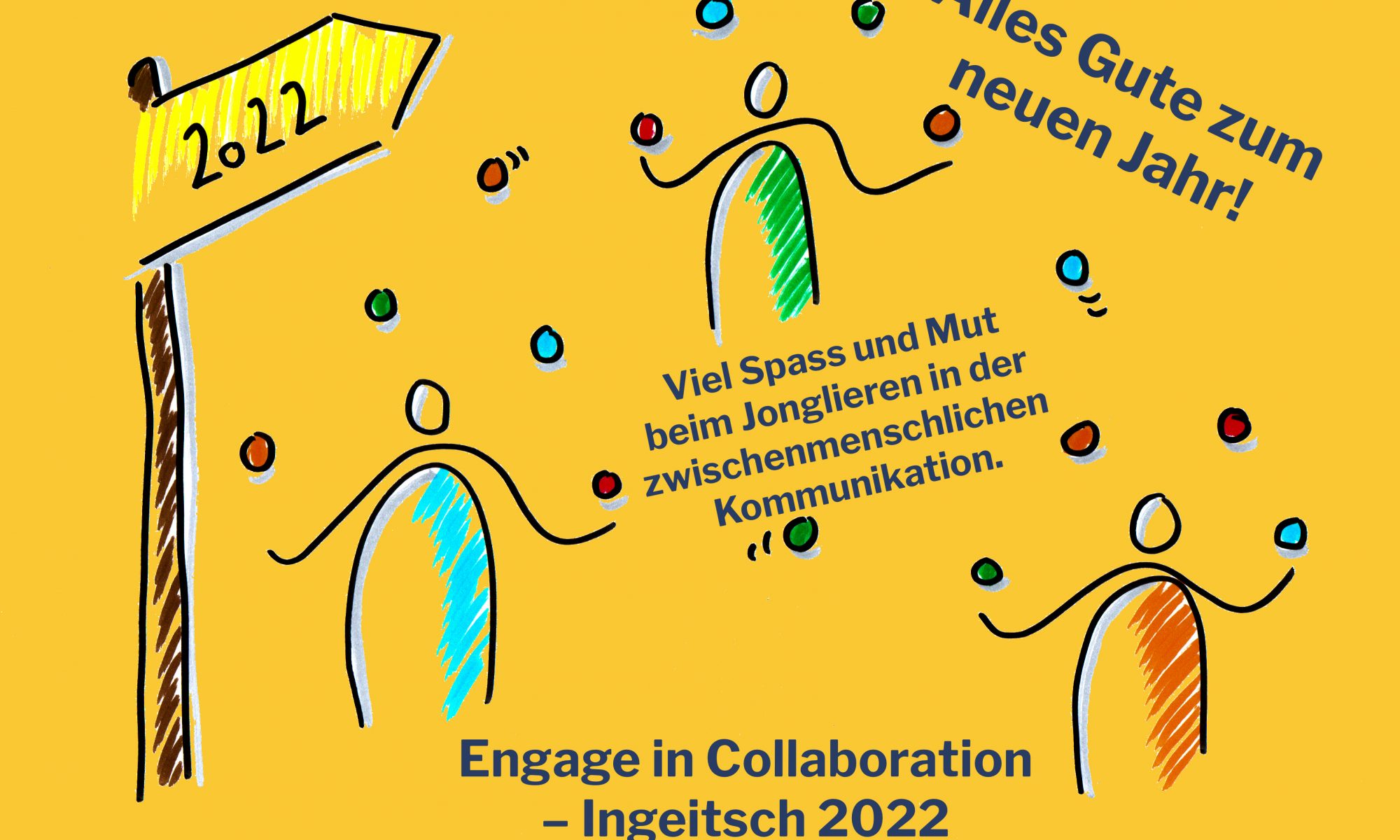 Neujahrswünsche: Engage in Collaboration