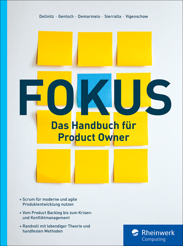 Buchcover Fokus Handbuch für Product Owner